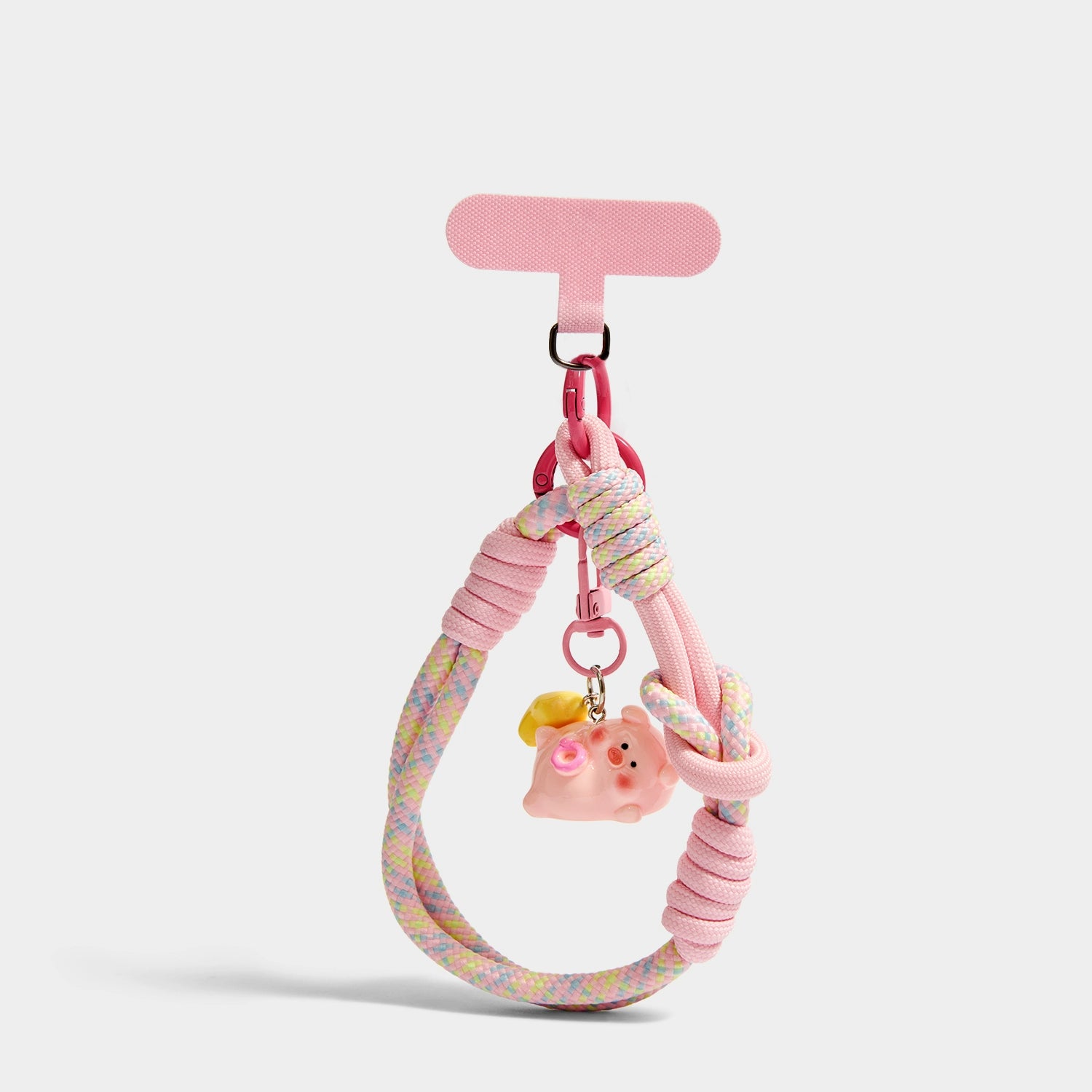 Adorable Pink Pig Keychain Pendant, Mobile Phone Strap & Bag Charm Gift