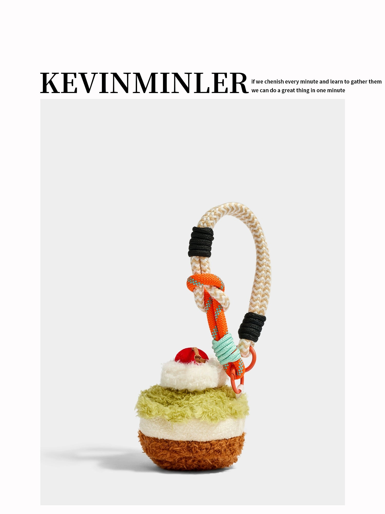 Charming Matcha Cupcake Keychain Pendant Bag Charm Tea Lover Gift Accessory