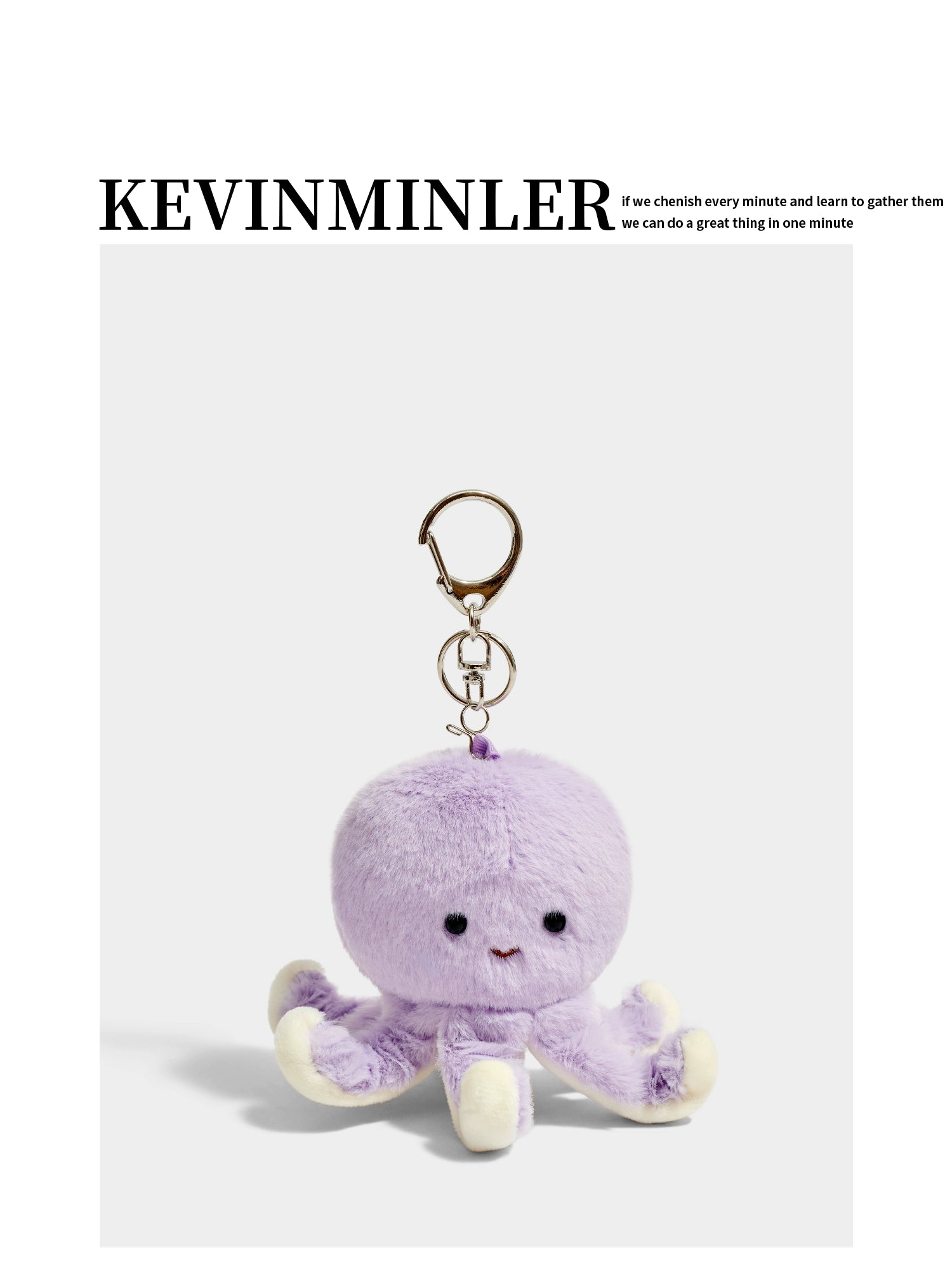 Adorable Ocean Family Plush Keychain Doll - Soft Marine Animal Bag Charm Accessory