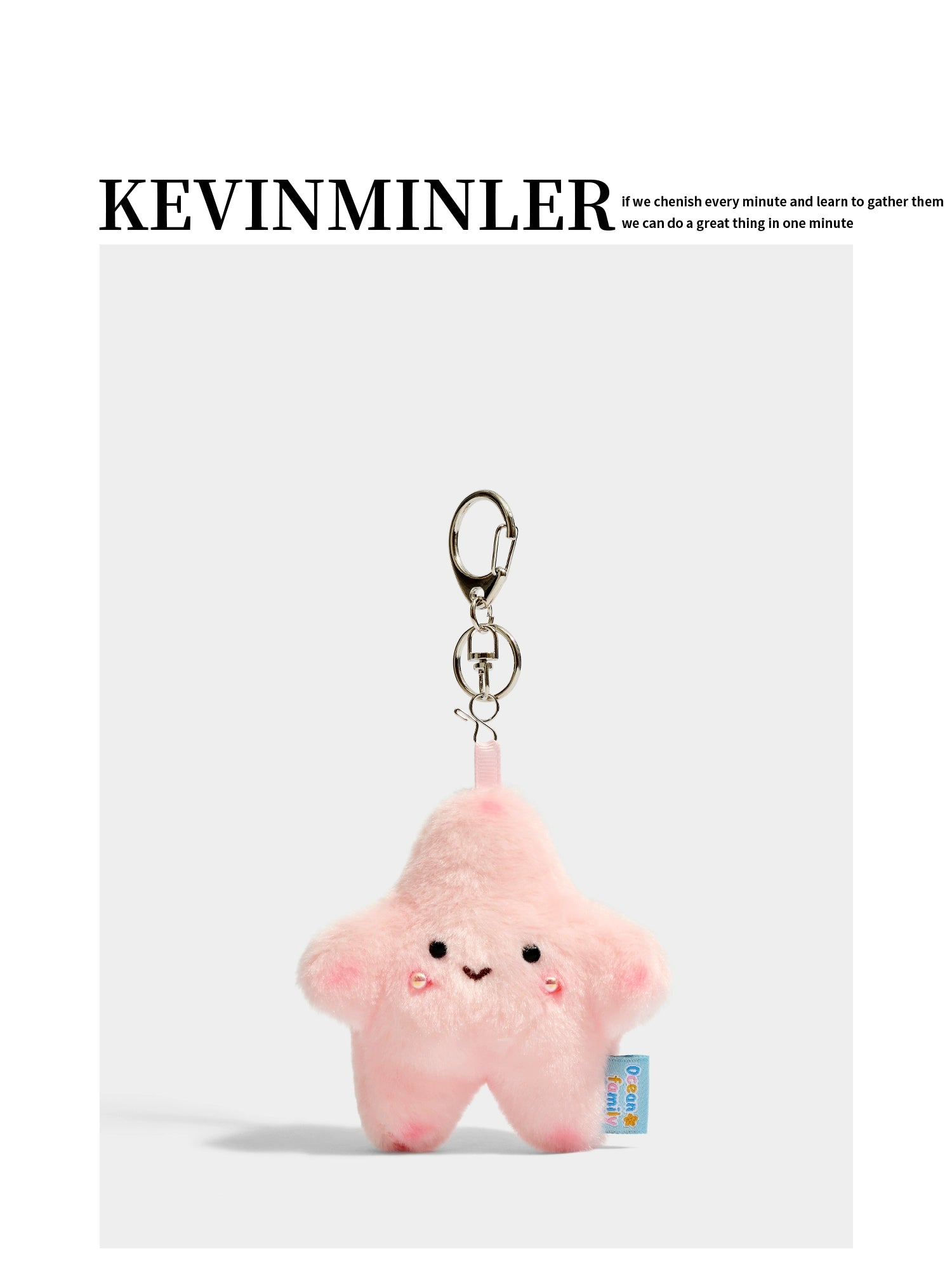 Adorable Ocean Family Plush Keychain Doll - Soft Marine Animal Bag Charm Accessory