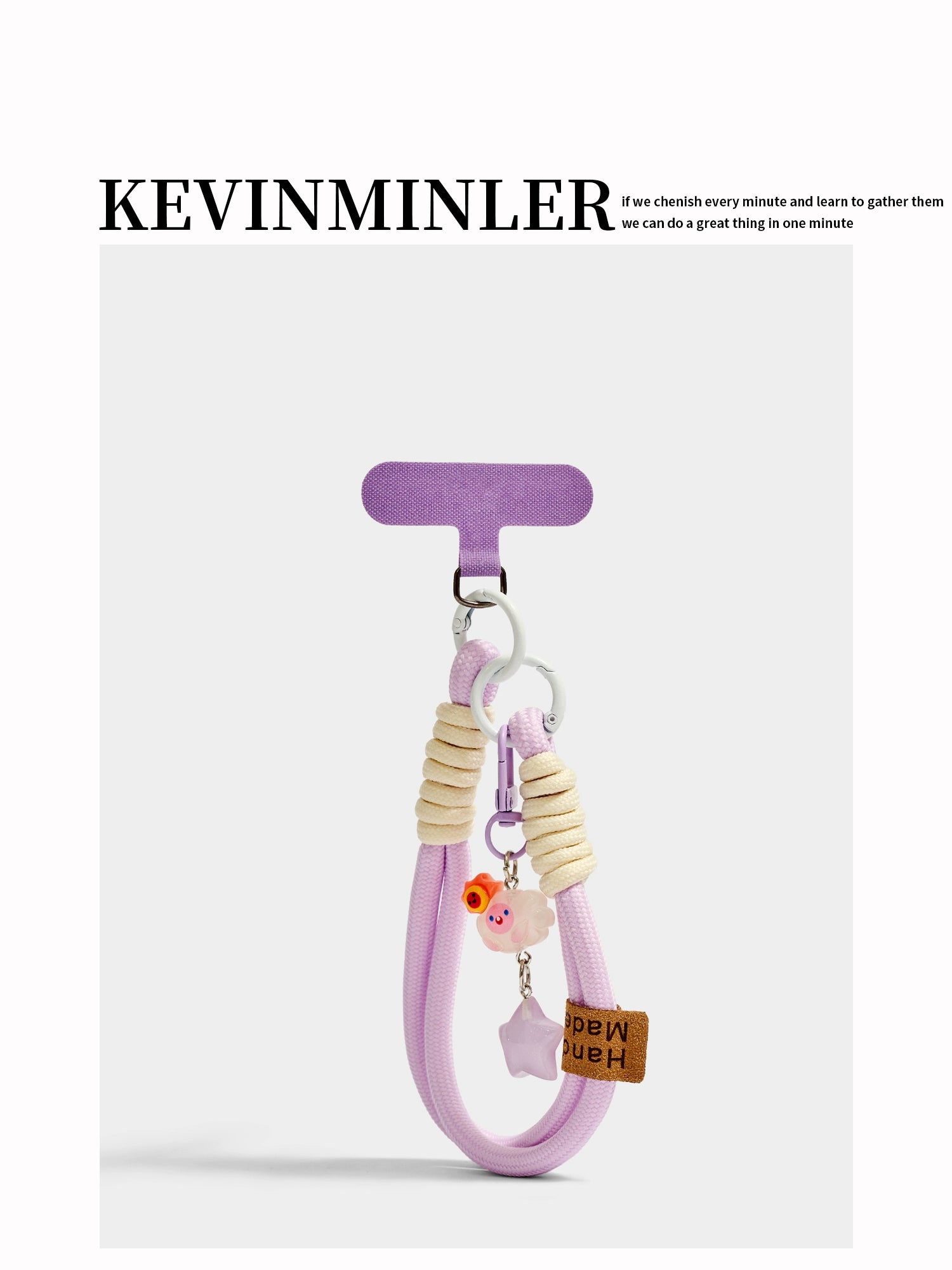 Charming Solar Star Moon Phone Strap Keychain Pendant Bracelet Gift