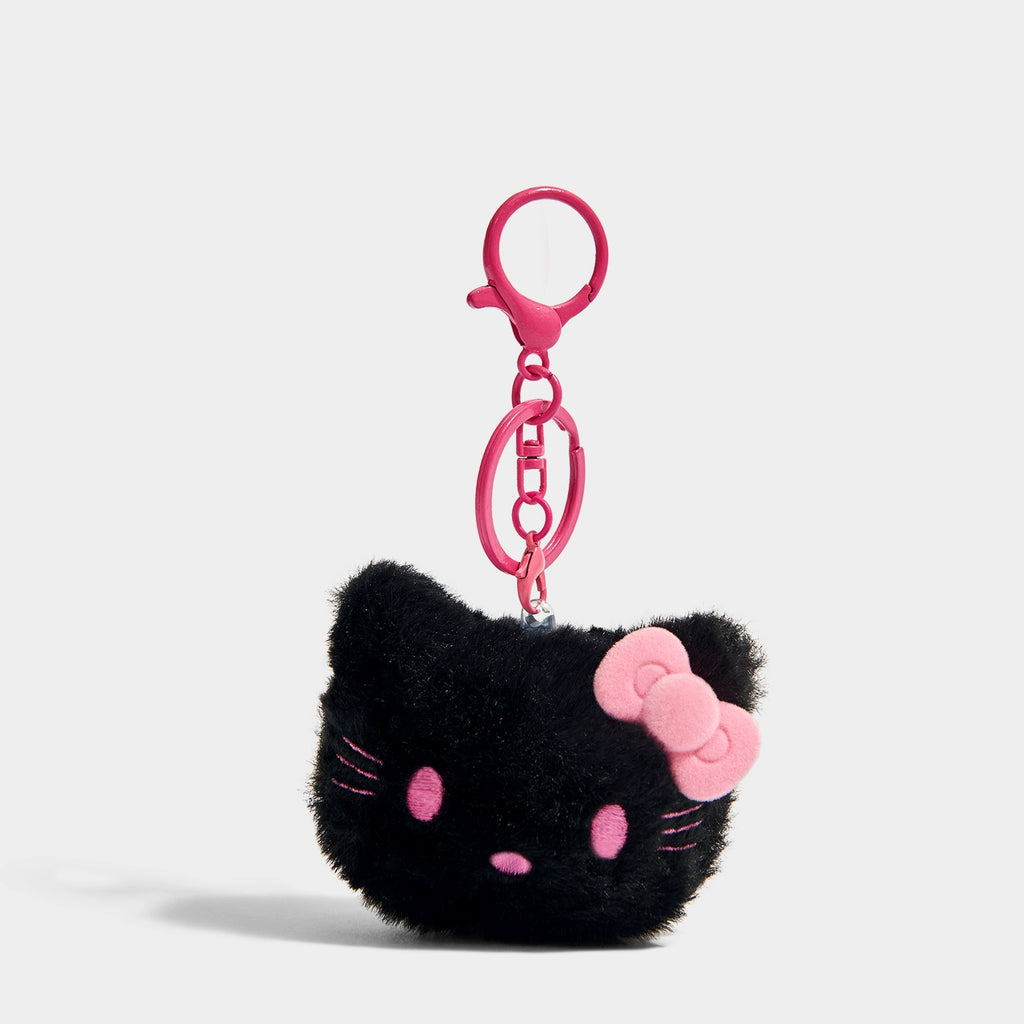Cute Plush KT Cat Bow Keychain Bag Charm Birthday Gift for Bags & Keys