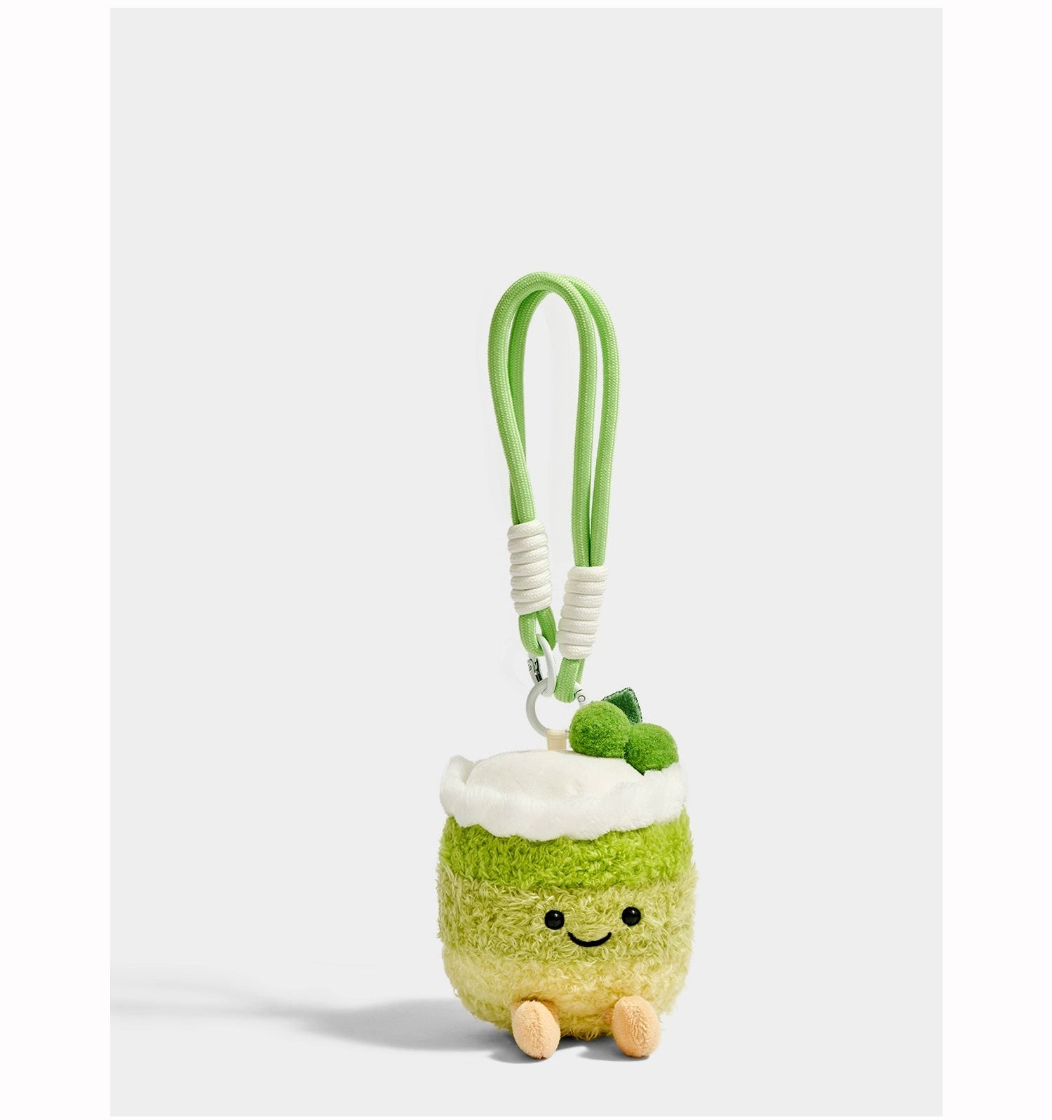 Cute Cherry Cake Plush Keychain Pendant - Adorable Bag Charm Gift