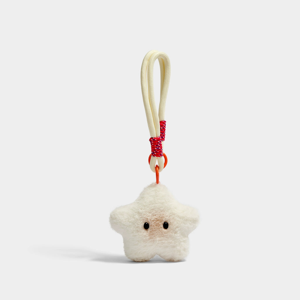 Kevinminler Adorable Plush Star Cat Keychain Pendant - Cute Bag Charm Gift