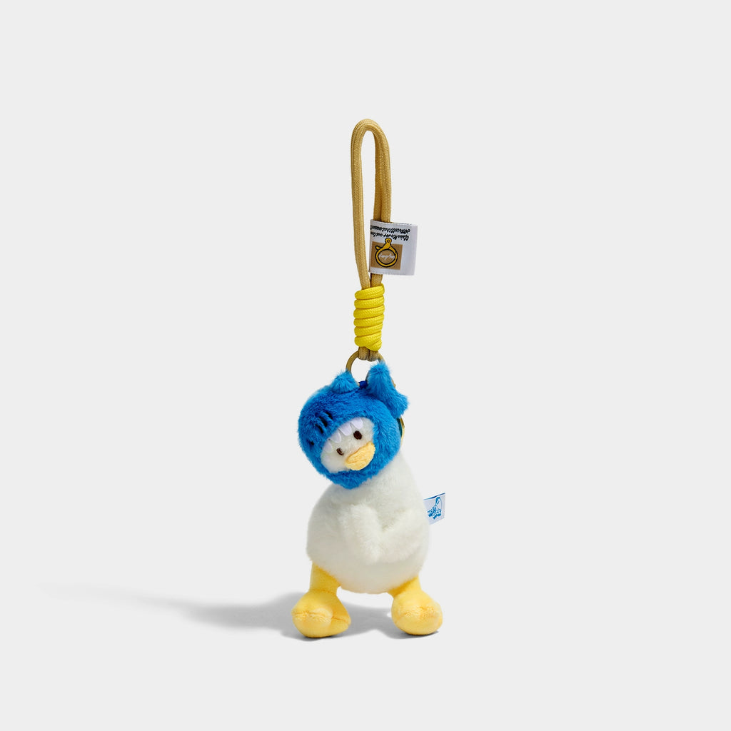 Adorable KEVINMINLER Crooked Head Duck Plush Keychain Pendant Bag Charm Gift