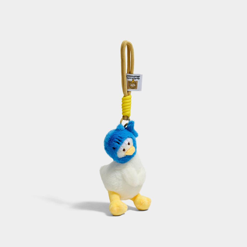 Adorable KEVINMINLER Crooked Head Duck Plush Keychain Pendant Bag Charm Gift