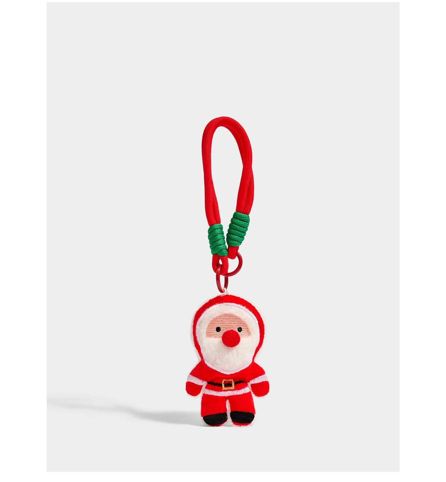 Cute Plush Gingerbread Man Christmas Keychain Bag Pendant Gift for Her
