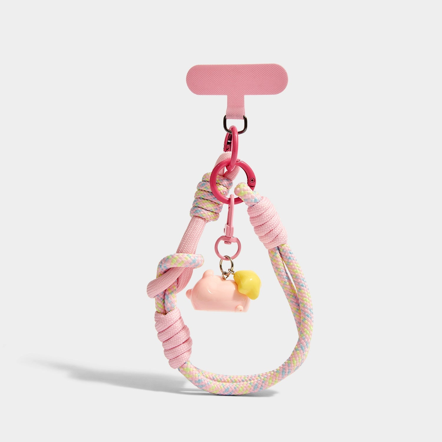 Adorable Pink Pig Keychain Pendant, Mobile Phone Strap & Bag Charm Gift