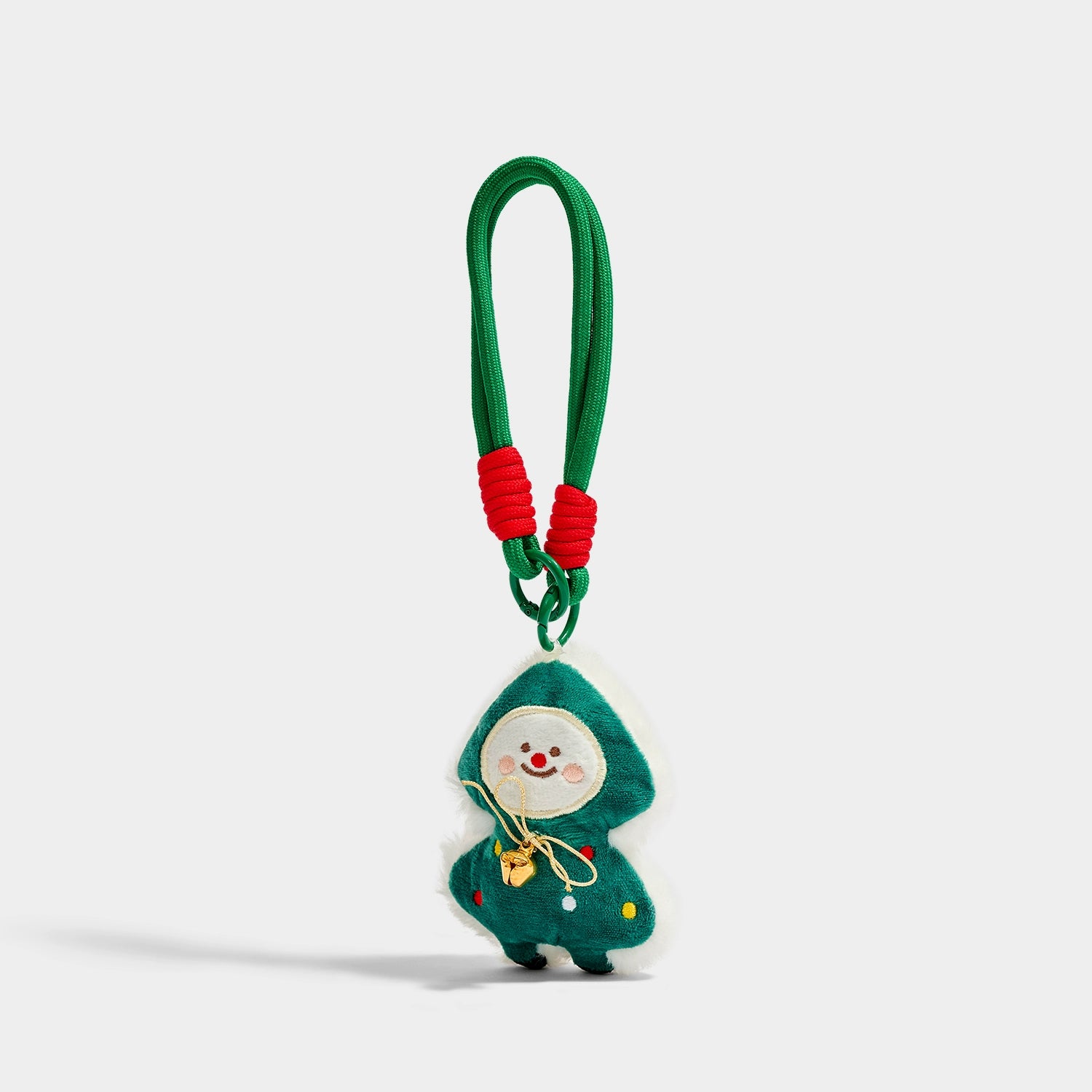 Cute Kevinminler Christmas Plush Snowman Santa Keychain Bag Charm Gift