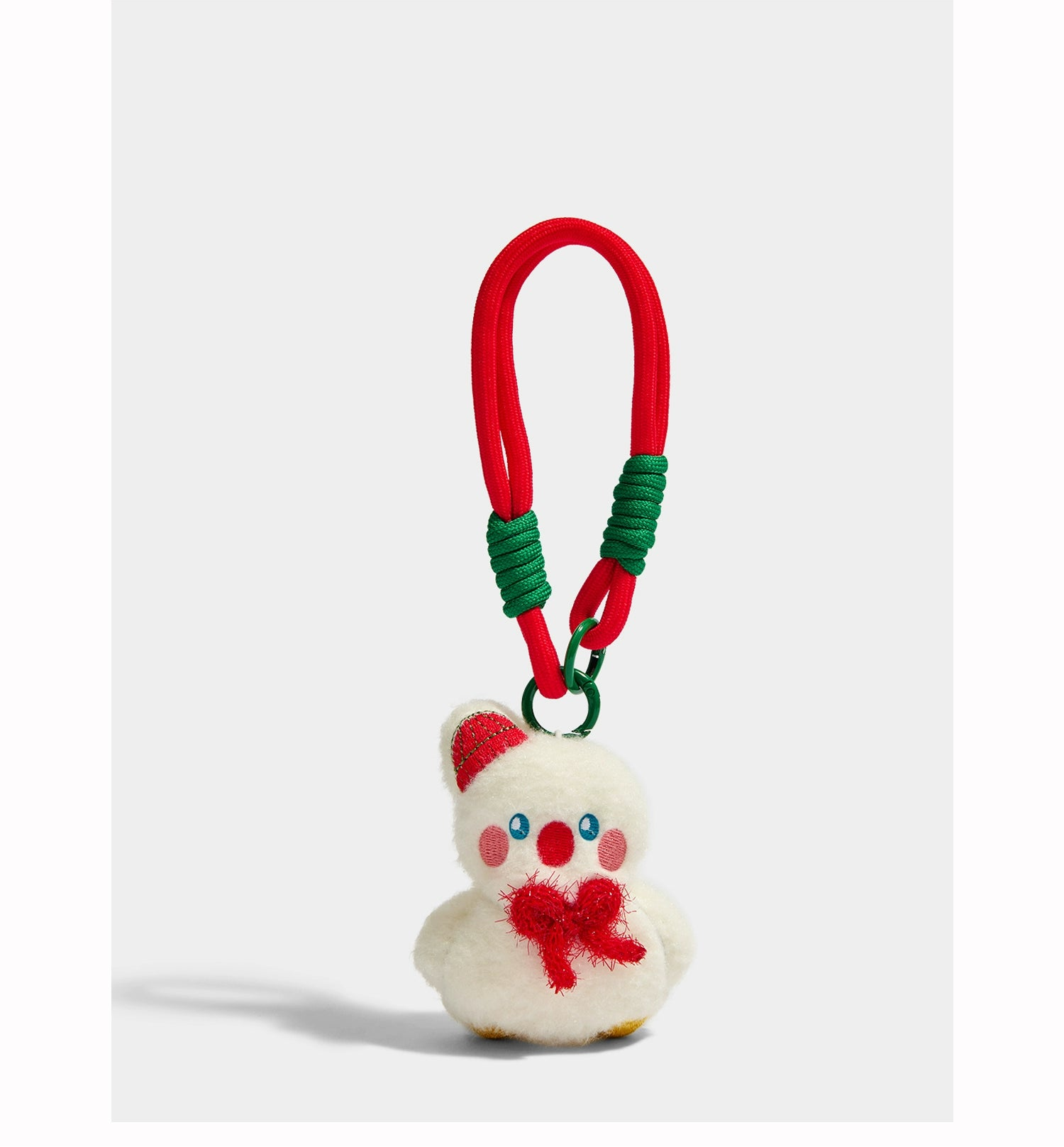 Cute Plush Gingerbread Man Christmas Keychain Bag Pendant Gift for Her