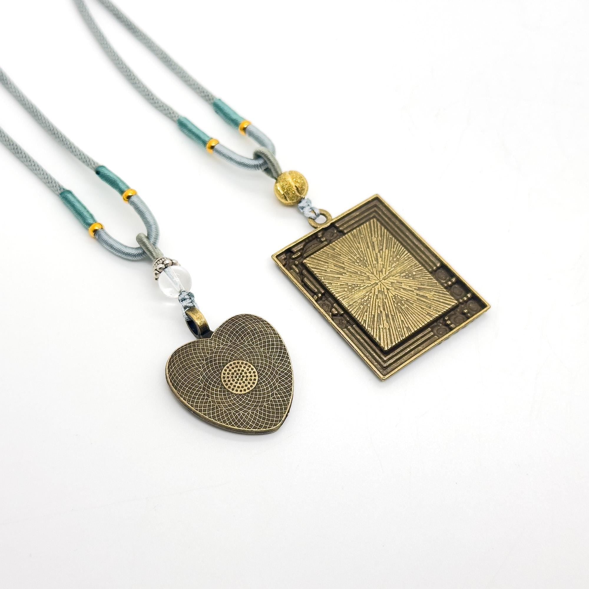 GIFTEEO Art Deco "Adriatique" | Art Deco Geometric Symmetry Gilded Necklace - Handcrafted Luxury Jewelry