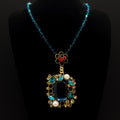 GIFTEEO Art Deco "Améthyste II" | Victorian Romanticism Ornate Gold Necklace - Handcrafted Luxury Jewelry
