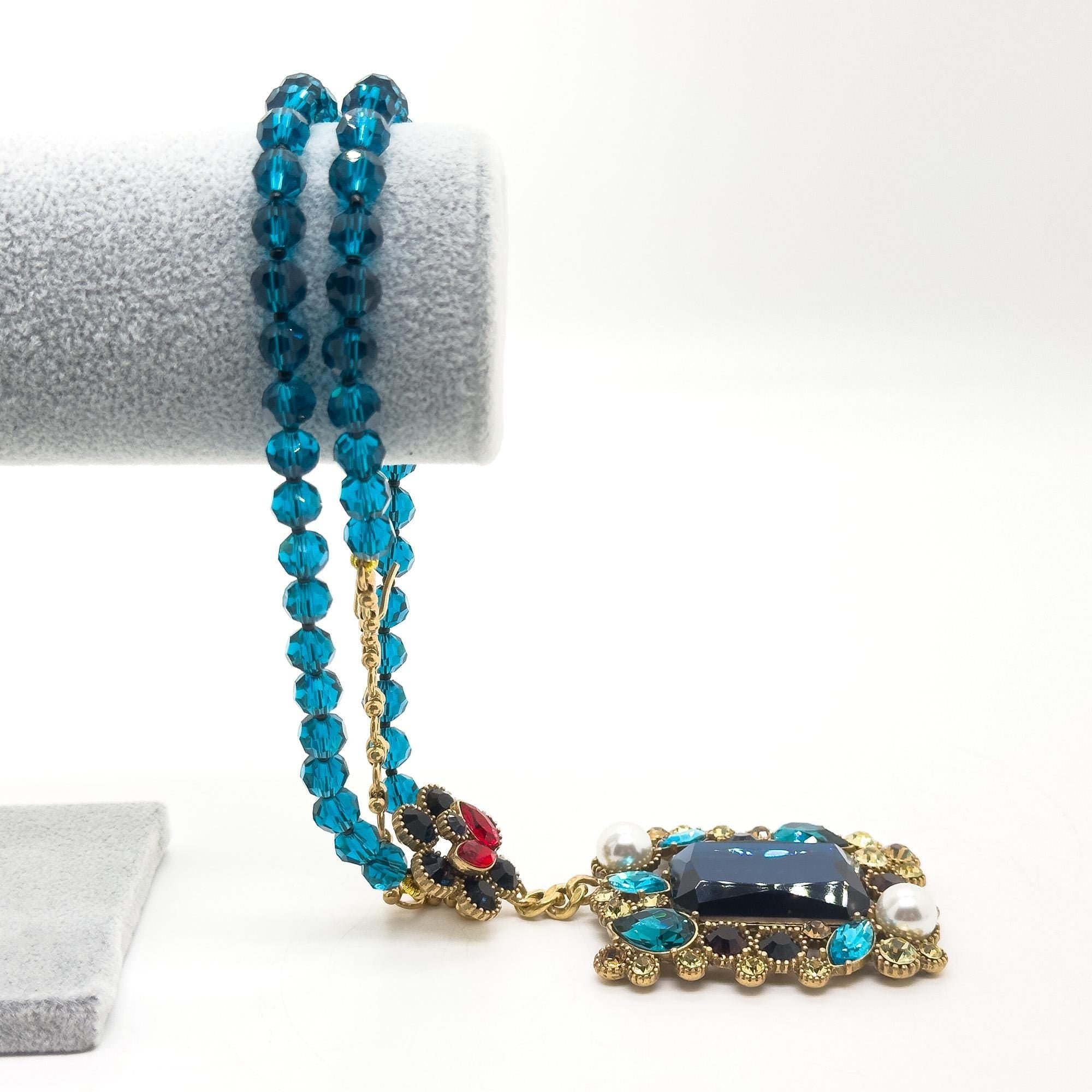 GIFTEEO Art Deco "Améthyste II" | Victorian Romanticism Ornate Gold Necklace - Handcrafted Luxury Jewelry