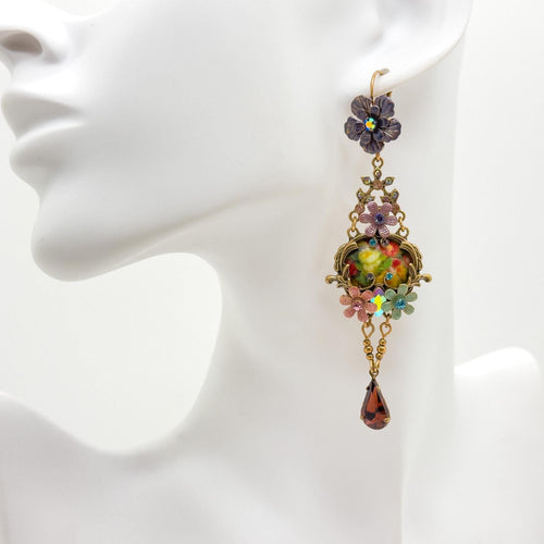GIFTEEO Art Deco "Aube II" | Victorian Romanticism Ornate Gold Ring - Handcrafted Luxury Jewelry
