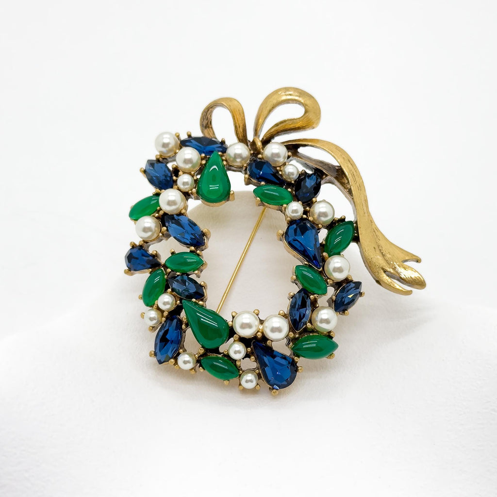 GIFTEEO Art Deco "Aventurier II" | Art Deco Geometric Symmetry Statement Brooch - Handcrafted Luxury Jewelry