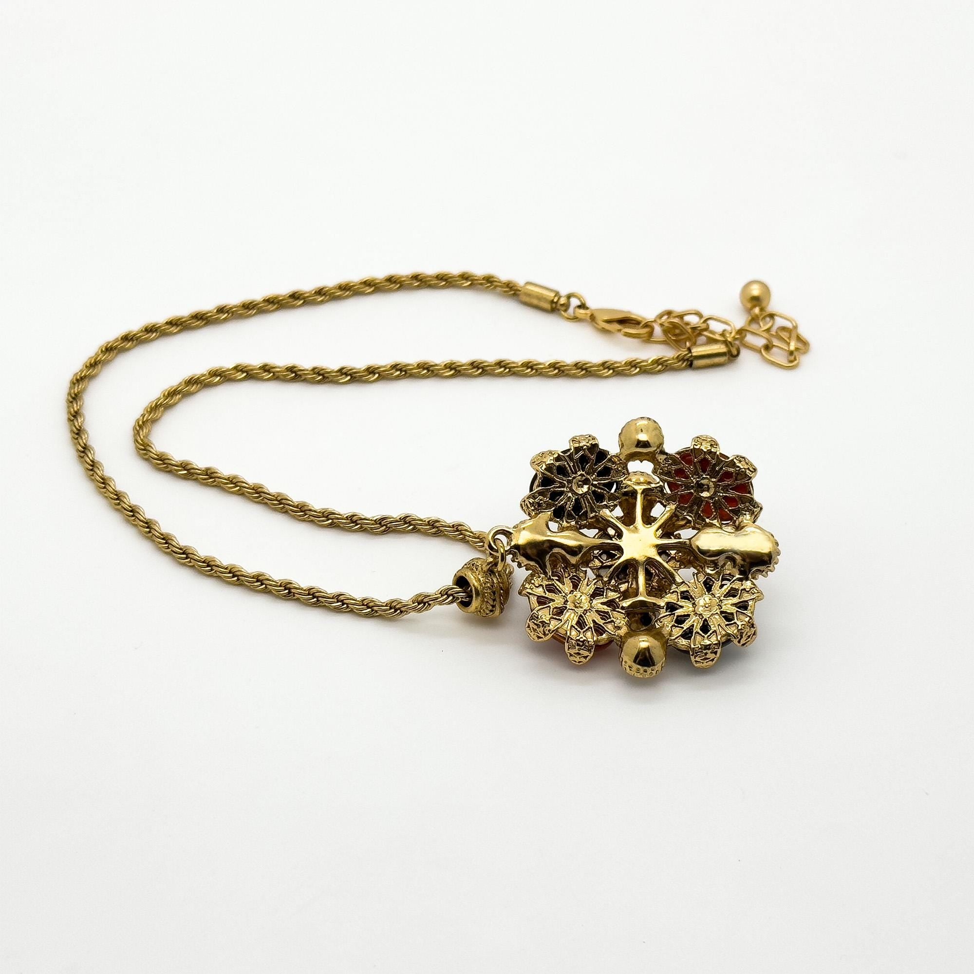 GIFTEEO Art Deco "Bijou de Famille" | Art Deco Geometric Symmetry Statement Necklace - Handcrafted Luxury Jewelry