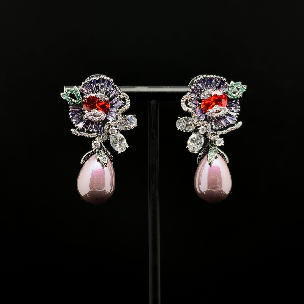 GIFTEEO Art Deco "Charme" | Baroque/Renaissance Irregular Pearls Opulent Pearl Ring - Handcrafted Luxury Jewelry