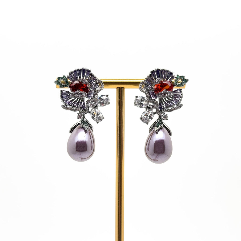 GIFTEEO Art Deco "Charme" | Baroque/Renaissance Irregular Pearls Opulent Pearl Ring - Handcrafted Luxury Jewelry