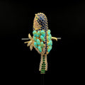 GIFTEEO Art Deco "Chic Parisien" | Art Deco Geometric Symmetry Statement Brooch - Handcrafted Luxury Jewelry