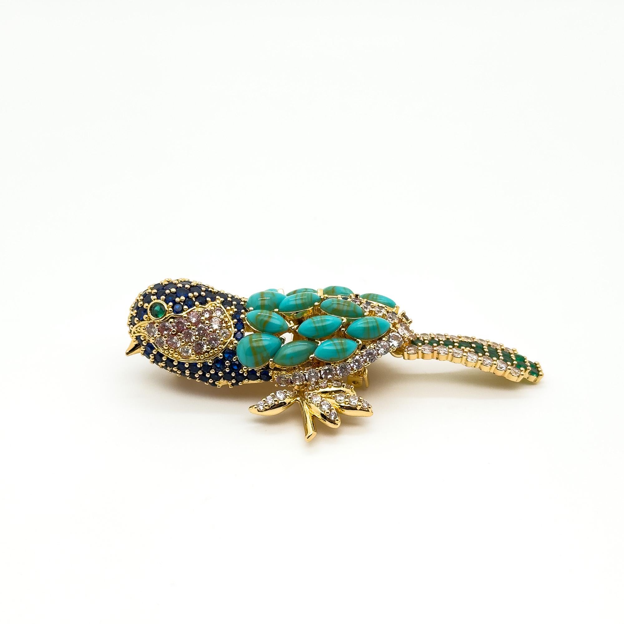 GIFTEEO Art Deco "Chic Parisien" | Art Deco Geometric Symmetry Statement Brooch - Handcrafted Luxury Jewelry