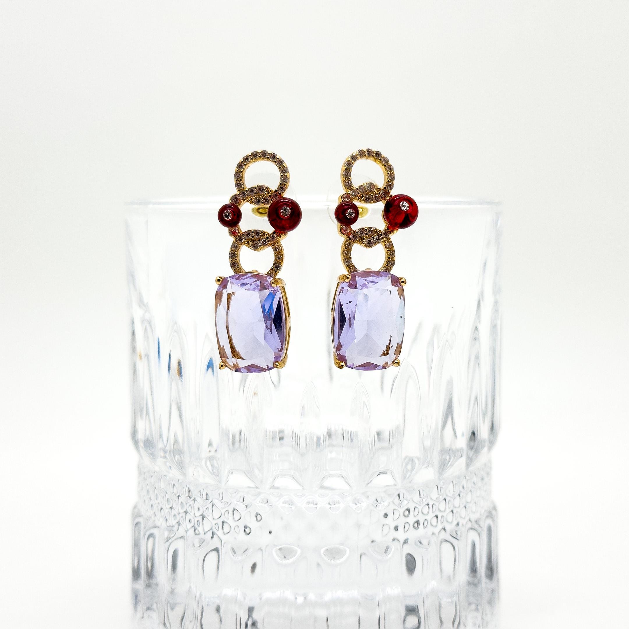 French Vintage Art Deco Necklace and Earrings Bridal Jewellery Set