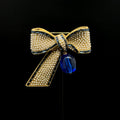 "Perséphone" | Art Deco Geometric Symmetry Faceted Crystal Brooch