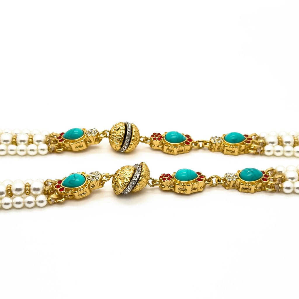 "Mythe" | Art Deco Geometric Symmetry Statement Necklace
