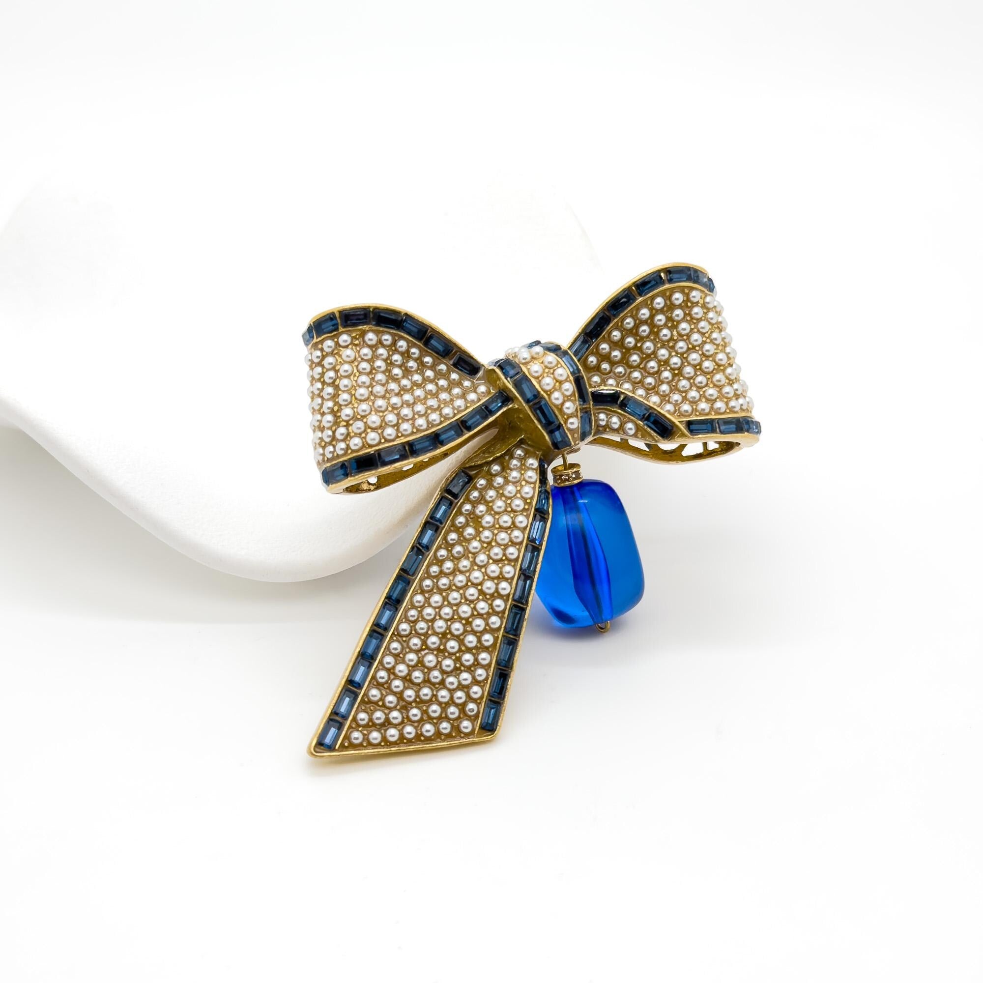 "Perséphone" | Art Deco Geometric Symmetry Faceted Crystal Brooch