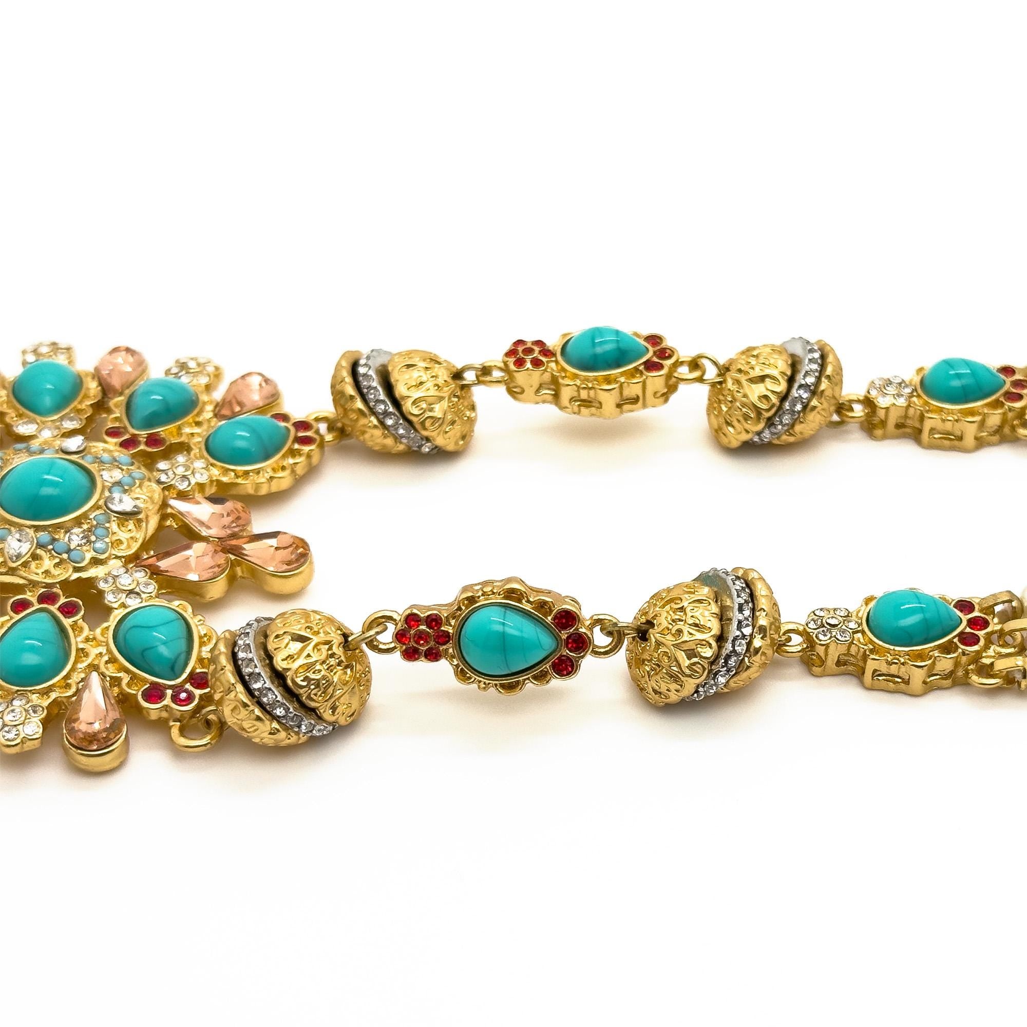 "Mythe" | Art Deco Geometric Symmetry Statement Necklace