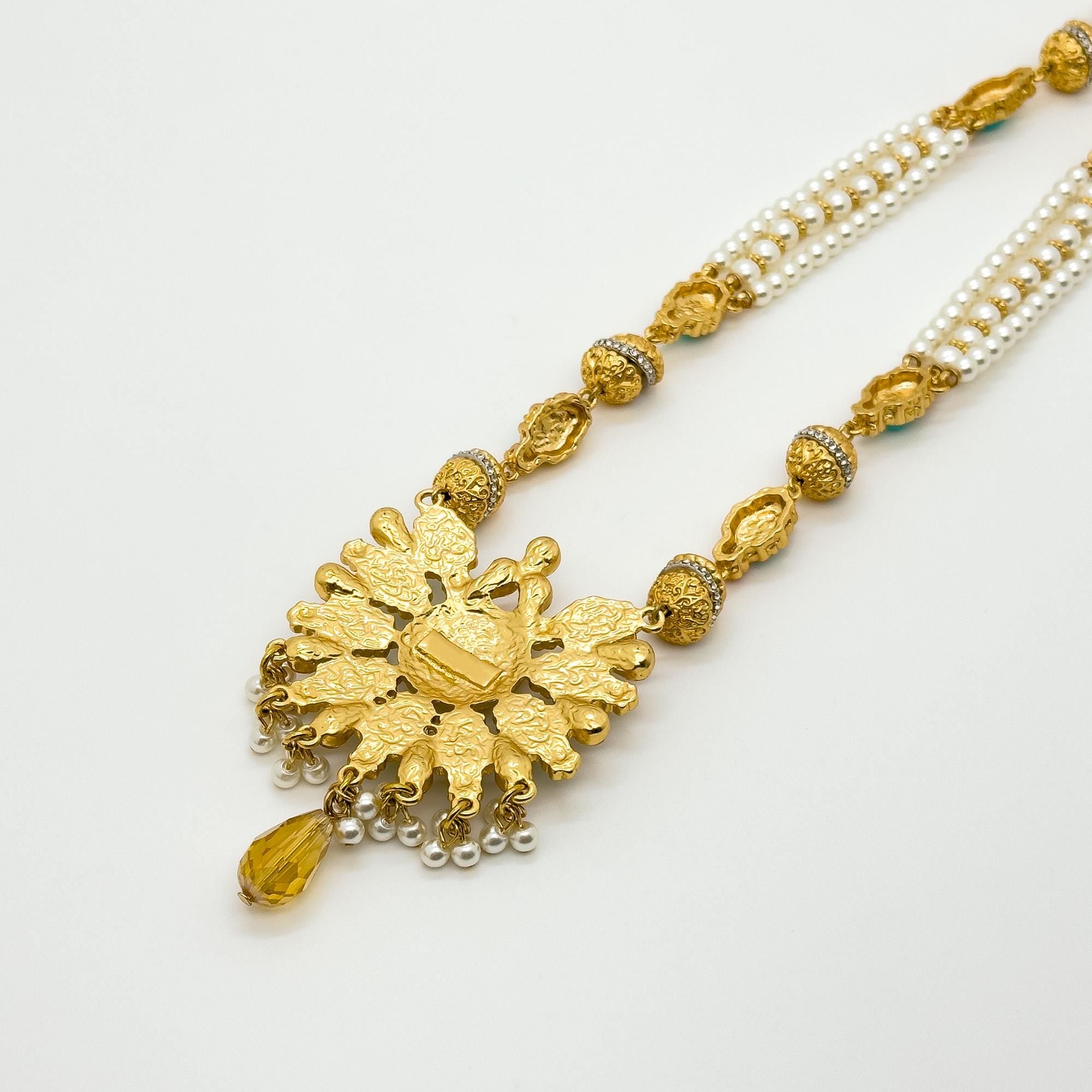 "Mythe" | Art Deco Geometric Symmetry Statement Necklace