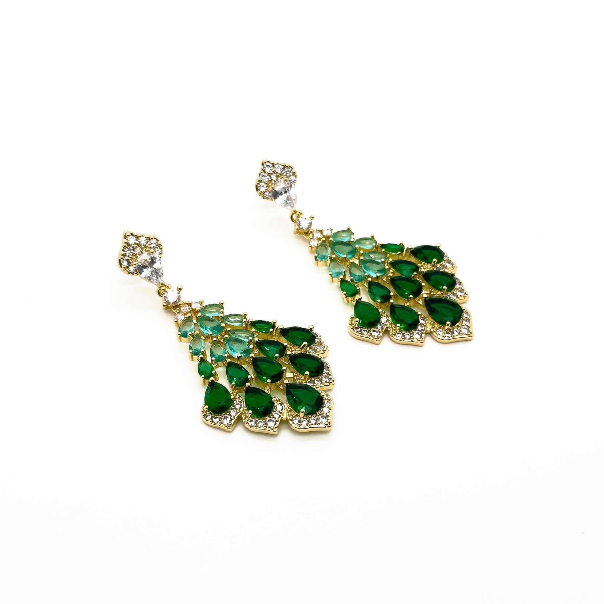"Silver Veil Dangle & Drop Earring | Art Deco Geometric Symmetry Statement Earring