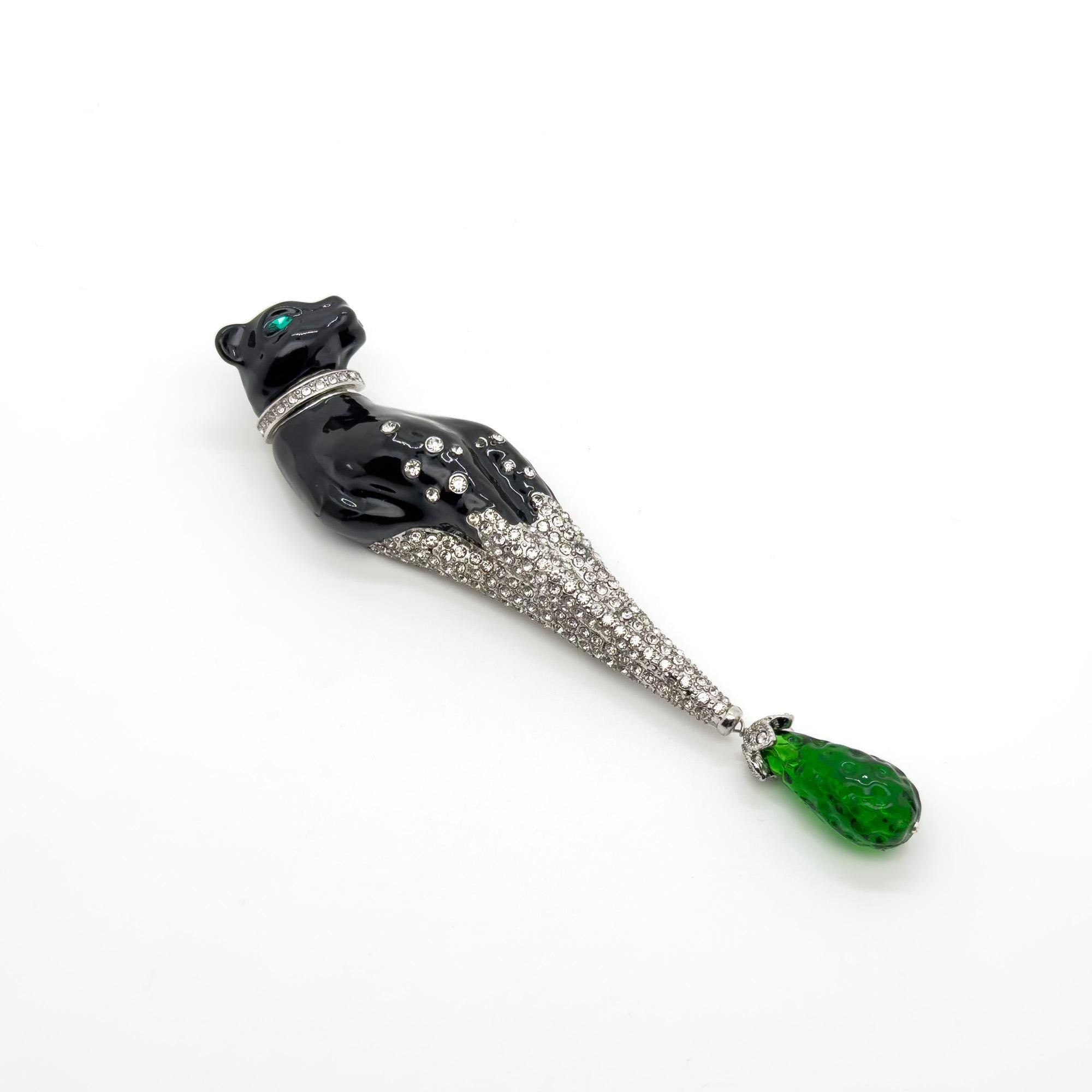"Lumière" | Art Deco Geometric Symmetry Faceted Crystal Brooch