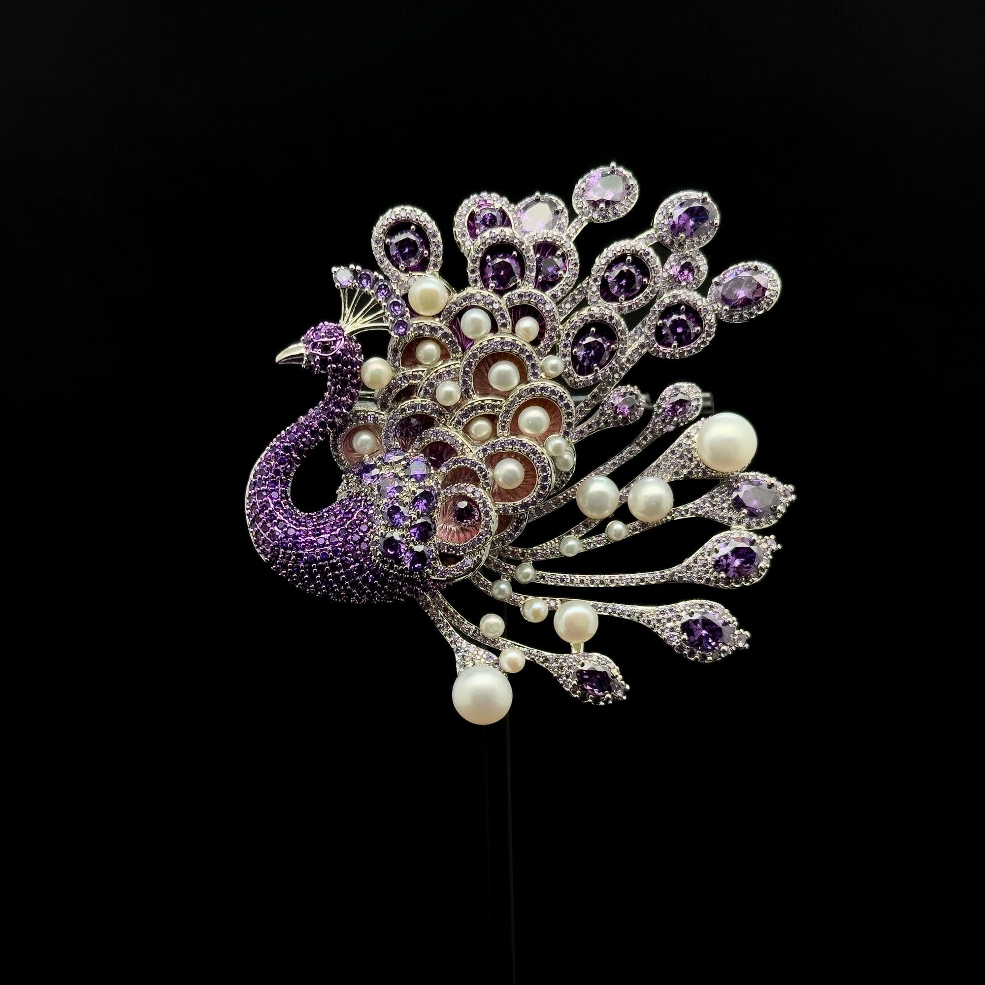"Radiant Totem Brooch 2" | Art Deco Geometric Symmetry Statement Brooch