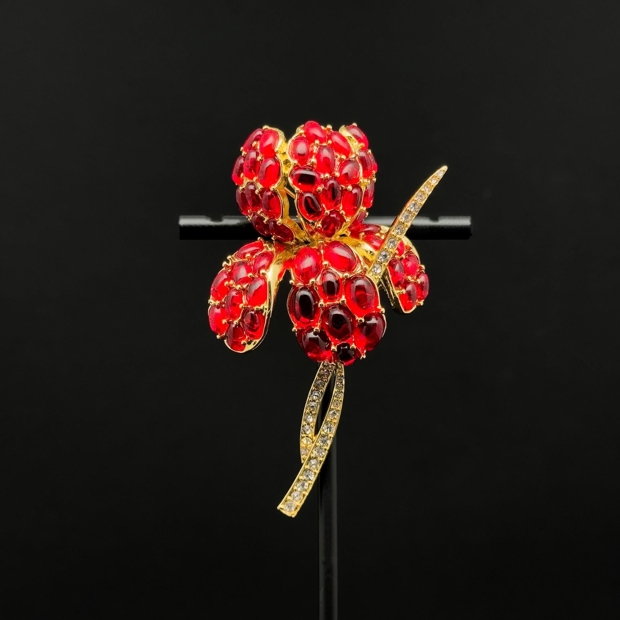 "Silver Veil Brooch 2" | Art Deco Geometric Symmetry Statement Brooch