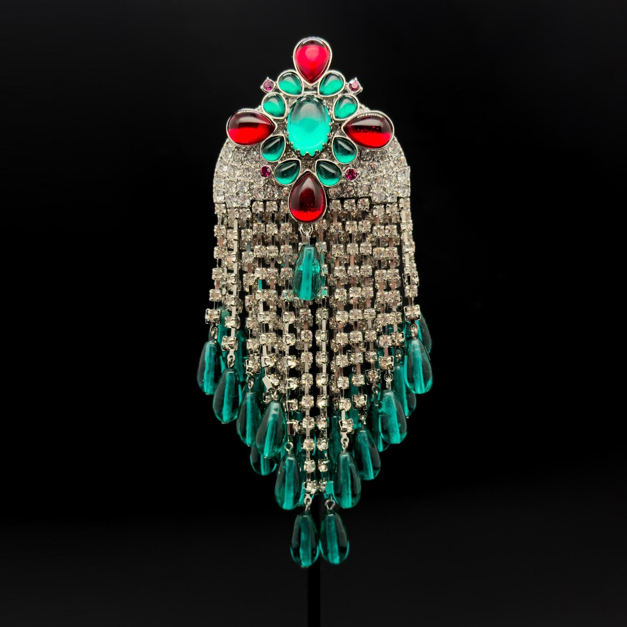 "Étoile II Brooch 1" | Art Deco Geometric Symmetry Statement Brooch